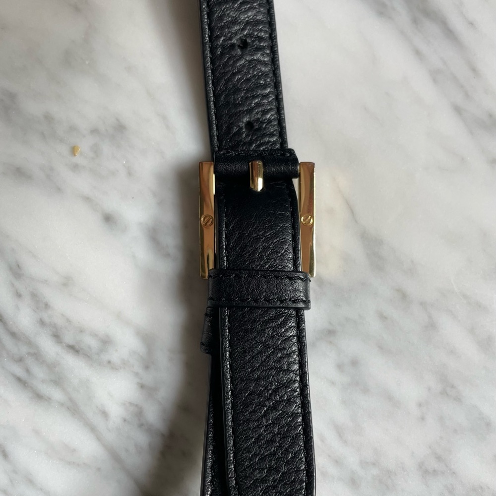 Tory Burch Black Leather Crossbody Bag with Gold Hardware - Picture 7 of 7
